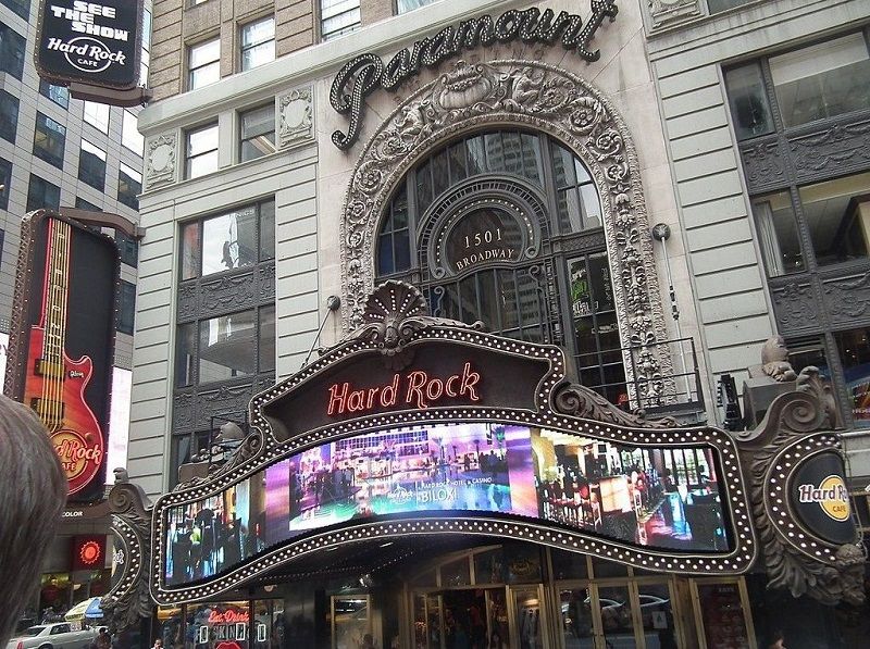 Hard Rock Cafe restaurante famosos en Nueva York 