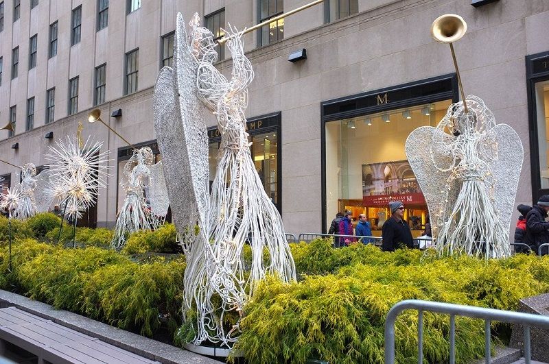 Rockefeller Center actividades imprescindibles Channel Gardens Navidad