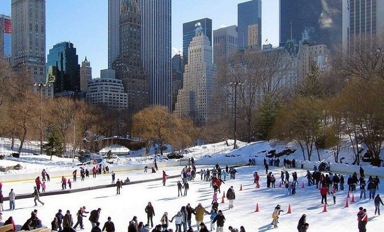 Mejores pistas patinaje hielo Nueva York Central Park