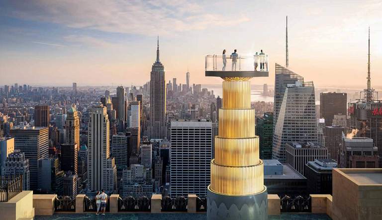 Nuevas atracciones turîsticas Nueva York Skylift Rockefeller Center