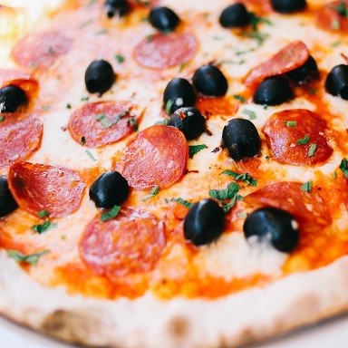 Comidas típicas Nueva York pizza peperoni