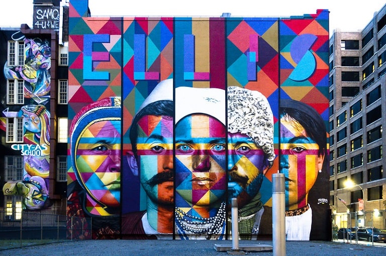 El mejor street art de Nueva York murales Kobra