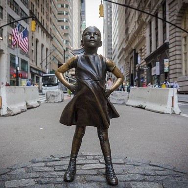 Escultura Fearless Girl Wall Street
