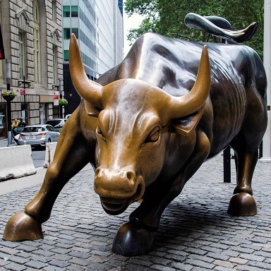 Escultura Toro de Wall Street