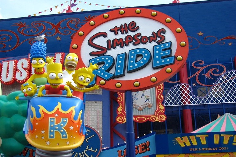 Guía Universal Studios Florida The Simpson Ride