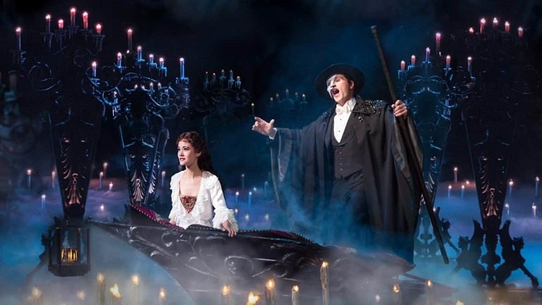 Broadway musicales cartelera 2021-2022 El fantasma de la Ópera