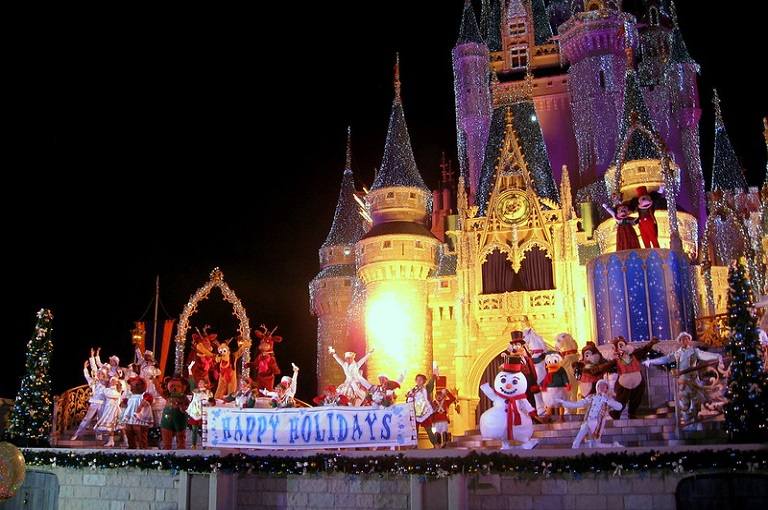 Navidad en Orlando Magic Kingdom