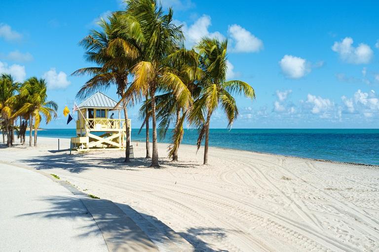 Mejores playas Miami Crandon Beach Park