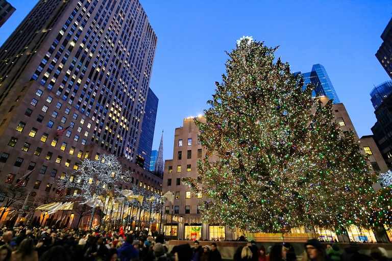 Como ver el arbol de Navidad del Rockefeller Center