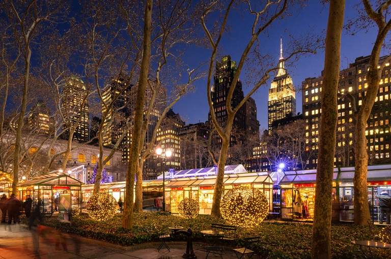 Navidad en Nueva York visita los mercadillos navideños